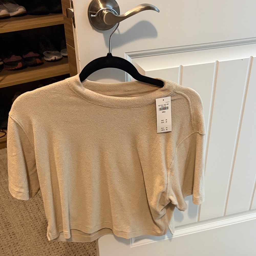 Abercrombie Casual Beige Short Sleeve Top